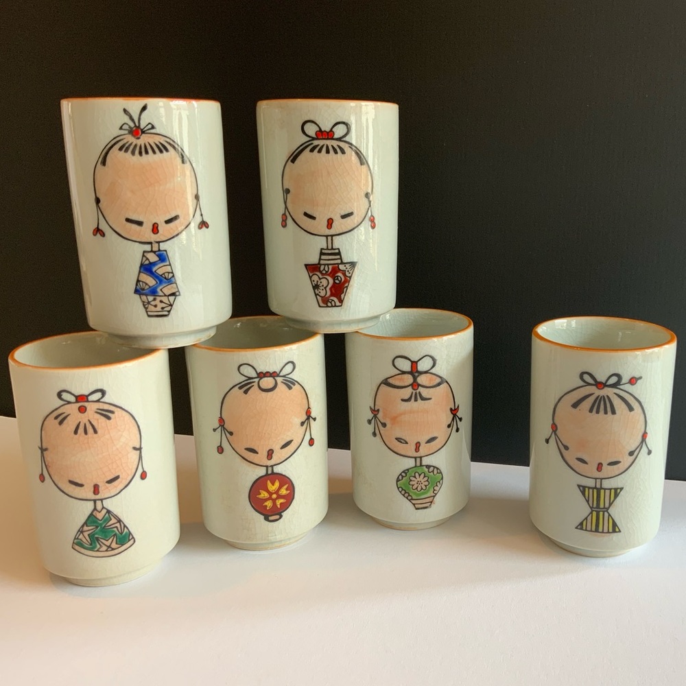 Unique Handpainted Cups
